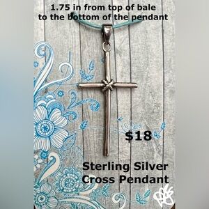 Sterling Silver Latin Cross
